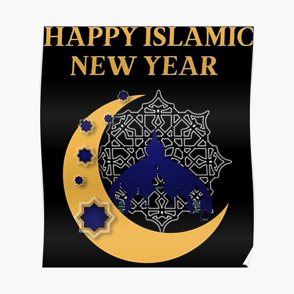 "Happy Islamic New Year" Poster for Sale by kaiakanjoy Redbubble