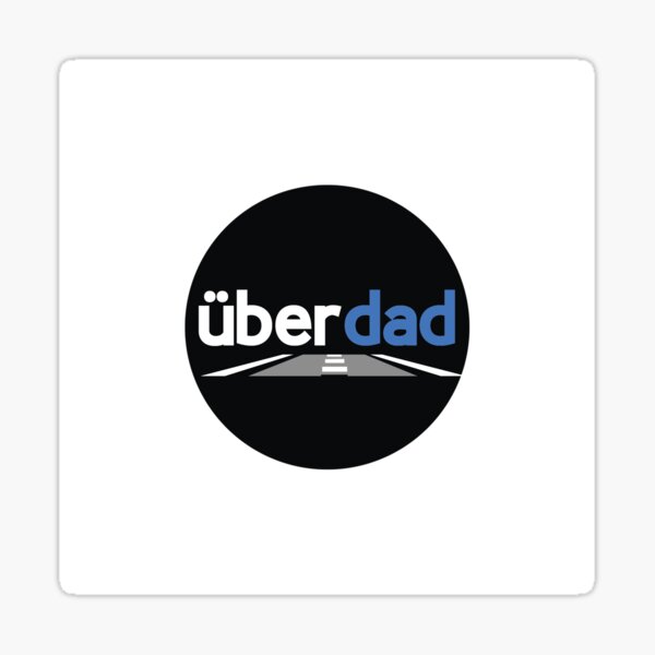 Netto Aanhoudend vitamine Uber Dad" Sticker for Sale by kathimk | Redbubble