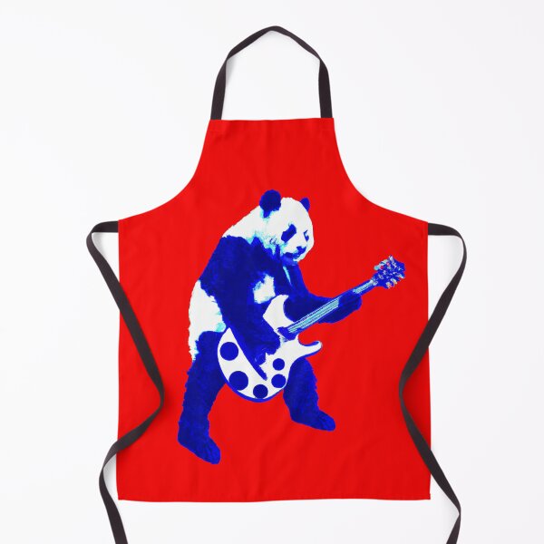 Artikelvorschau, Gitarre spielender Panda entworfen und verkauft von ArtbyLeclerc.