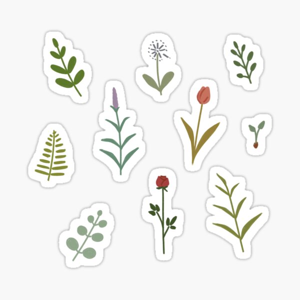 Tiny Plant Stickers for Sale