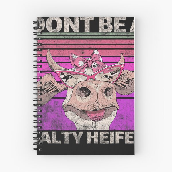 Item preview, Dont Be A Salty Heifer,Vintage Country Sayings Heifer T-Shirt designed and sold by CelestinoOndric.