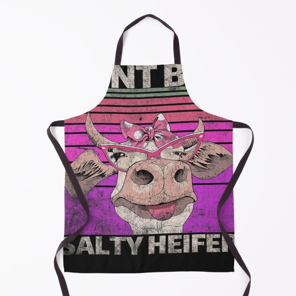 Item preview, Dont Be A Salty Heifer,Vintage Country Sayings Heifer T-Shirt designed and sold by CelestinoOndric.