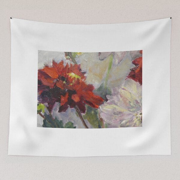 Item preview, Red and Pink Dahlias designed and sold by barbgray.
