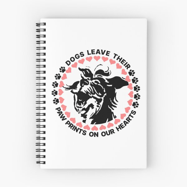 Item preview, Dogs leave their paw prints on our hearts designed and sold by i-cottagedesign.