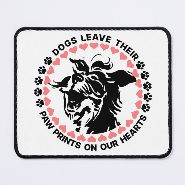 Item preview, Dogs leave their paw prints on our hearts designed and sold by i-cottagedesign.