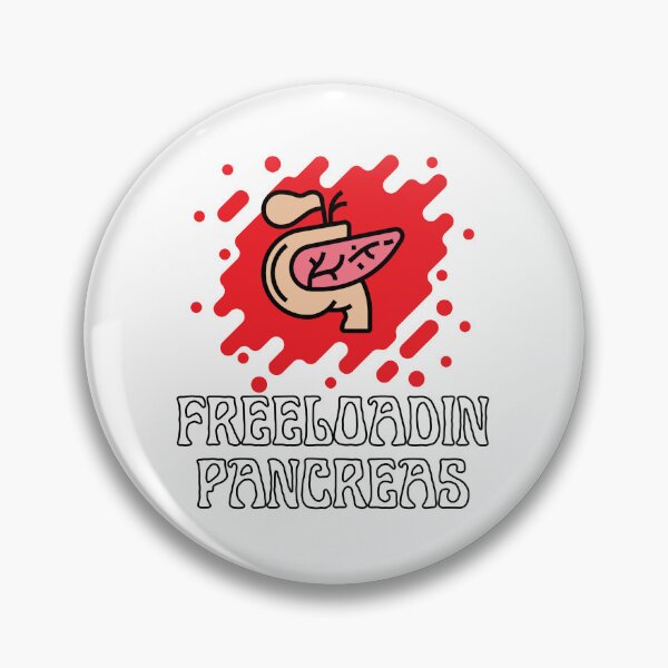 Item preview, Gift Diabetes Awareness For Diabetics Freeloadin' Pancreas designed and sold by ROBOUE.