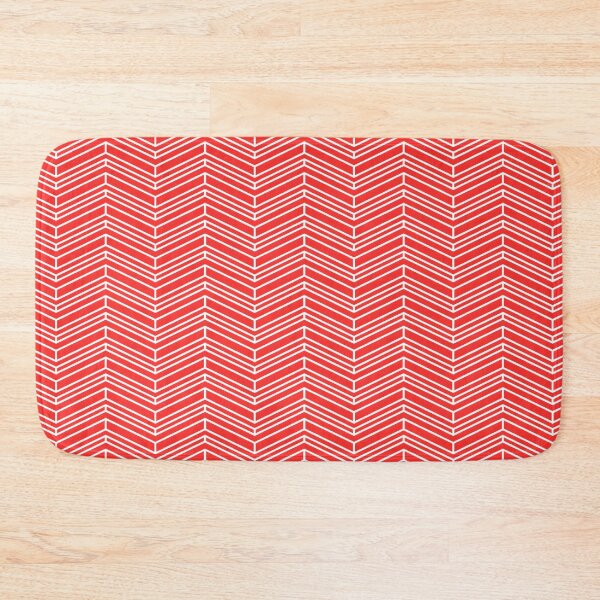 Item preview, Red Herringbone Pattern  designed and sold by PamAraico.