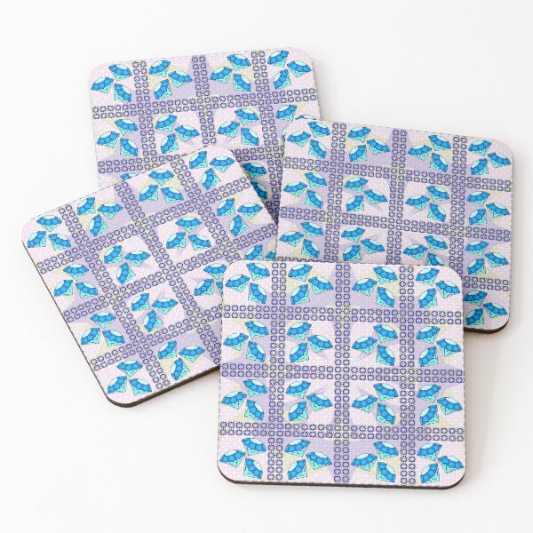 Item preview, The Blue Diamonds in Fabric Seamless Pattern designed and sold by MyMemoriesArts.