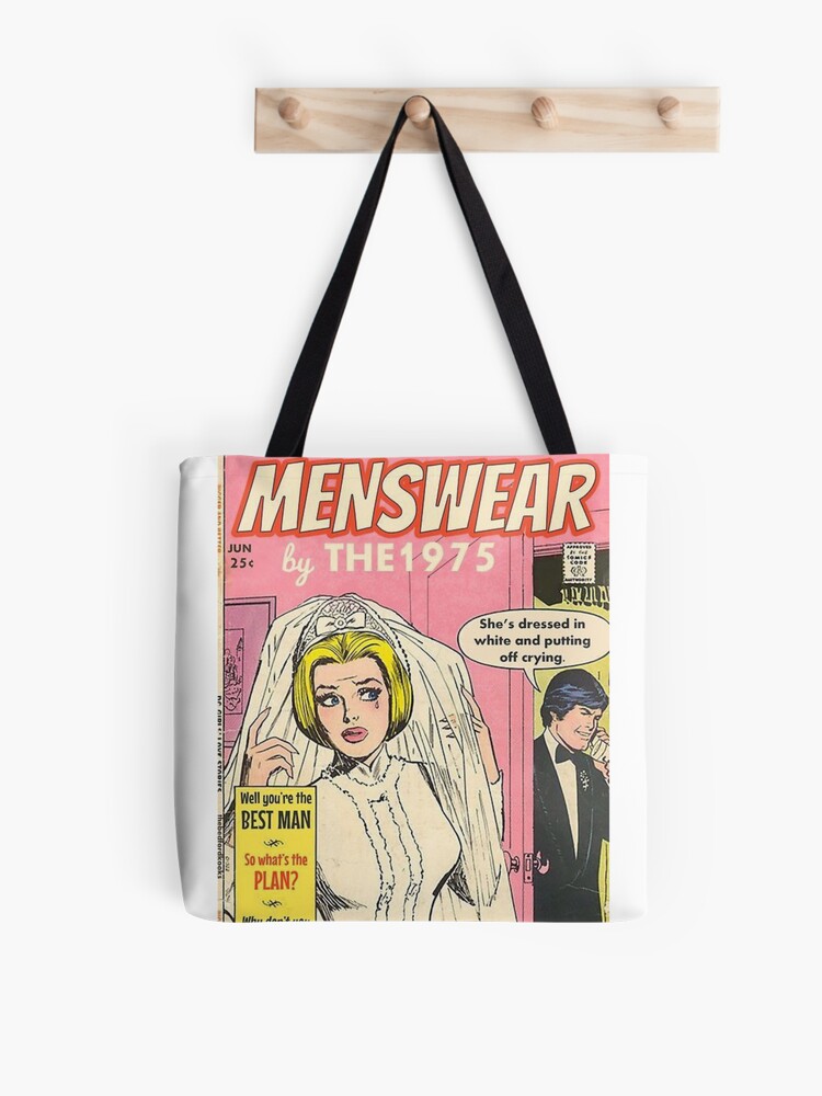 Bolsa de tela «ropa de hombre por el cómic vintage de 1975» de therealannie  | Redbubble