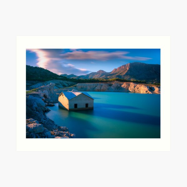 Amadorio building revealed near sunset Art Print
