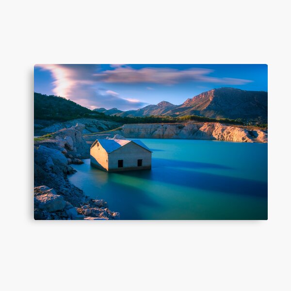Amadorio building revealed near sunset Canvas Print