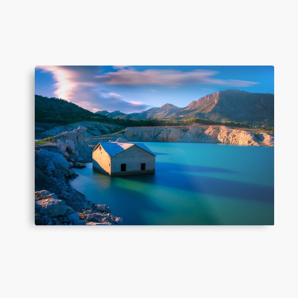 Amadorio building revealed near sunset Metal Print