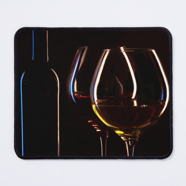 Item preview, SUBLIME #7 - Wine Bottle and Glasses designed and sold by DEL-Productions.
