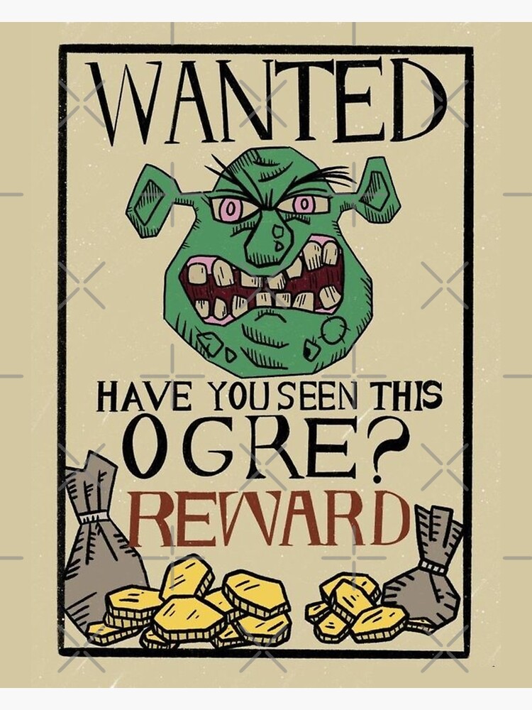 Shrek | Have You Seen This Ogre? Reward Premium Matte Vertical Poster