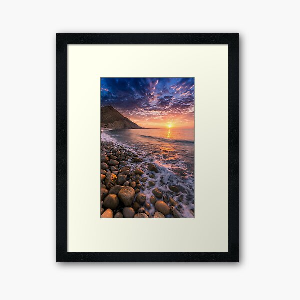 Sunrise at Reixes Lloma Framed Art Print