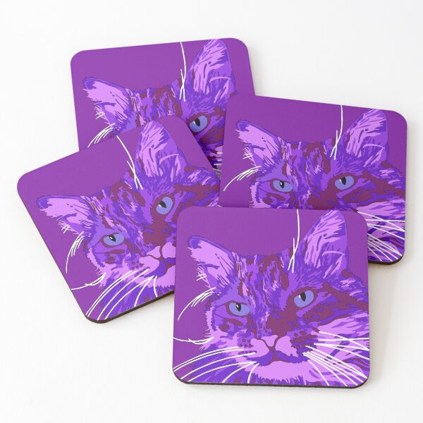 Item preview, purple cat designed and sold by MobsProject.