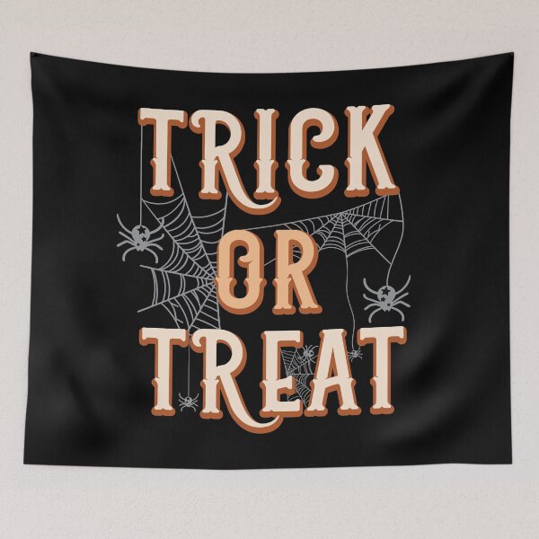 Item preview, Spiderweb Trick Or Treat Boo  designed and sold by onzpacesdesign.