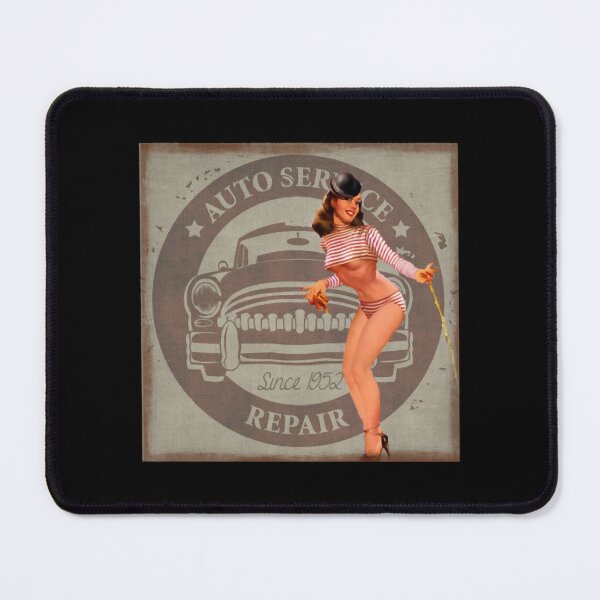 Item preview, Classic Pinup Girl Sexy Auto Repair Woman designed and sold by StefanVrij.