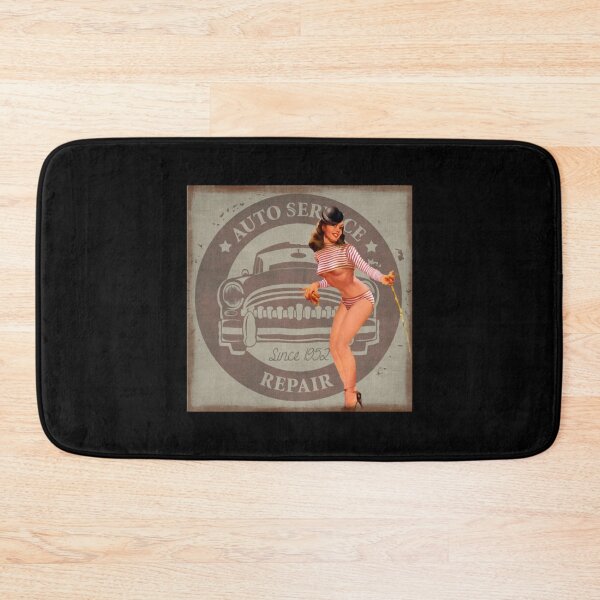 Item preview, Classic Pinup Girl Sexy Auto Repair Woman designed and sold by StefanVrij.