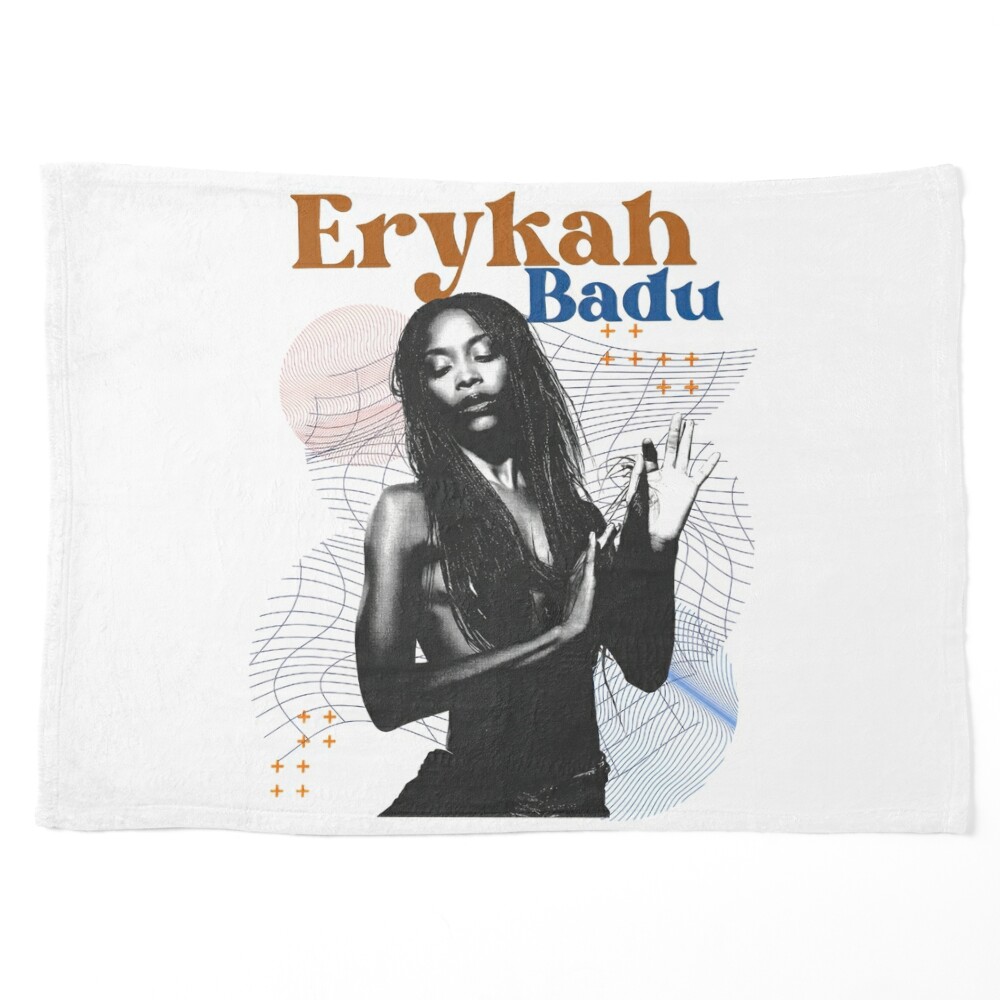 Erykah Badu Retro Vintage 80s Style