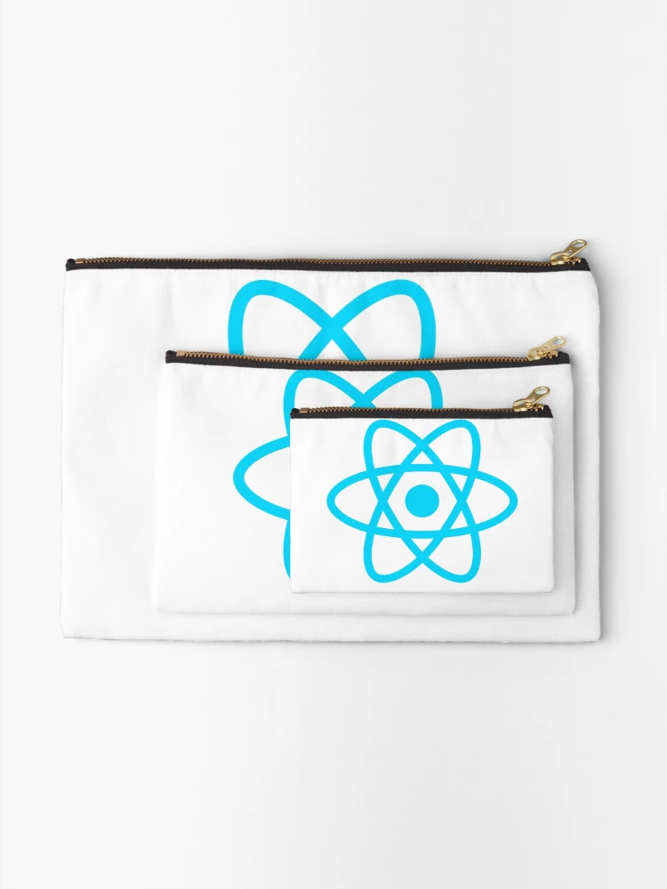 Thumbnail 2 of 4, Zipper Pouch, React JS ReactJS JavaScript Programmer designed and sold by vladocar.