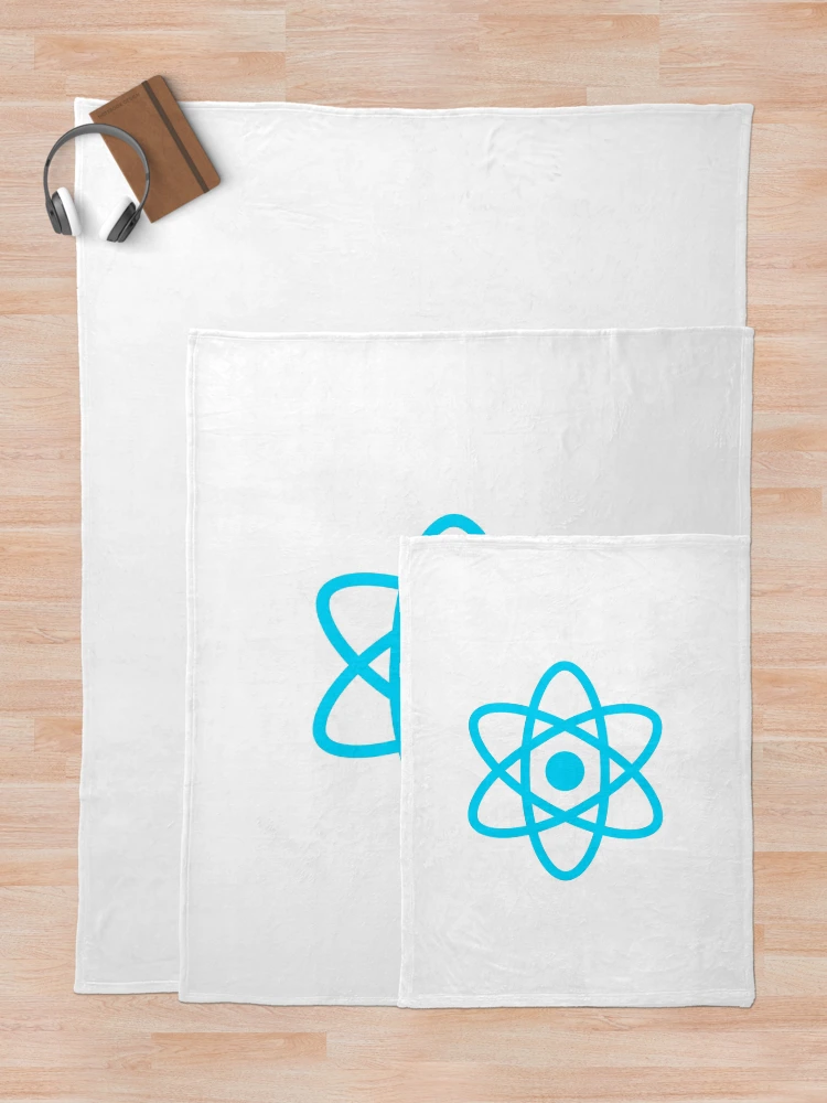 Thumbnail 5 of 6, Throw Blanket, React JS ReactJS JavaScript Programmer designed and sold by vladocar.