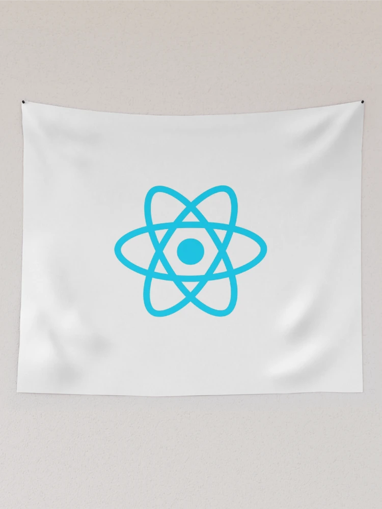 Aperçu 2 sur 3. Tentures avec l'œuvre React JS ReactJS JavaScript Programmer créée et vendue par vladocar.