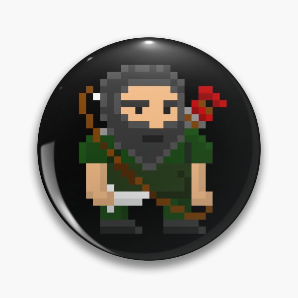 Item preview, Dwarf fortress pixel art - hunter dorf designed and sold by Opalaeo.