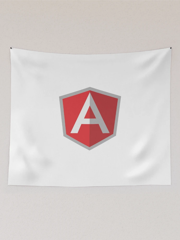 Aperçu 2 sur 3. Tentures avec l'œuvre Programmeur JavaScript AngularJS créée et vendue par vladocar.