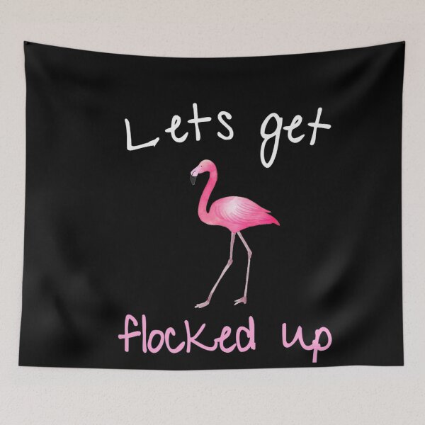 Item preview, Flamingo Lets Get Flocked Up  designed and sold by Roxan58.