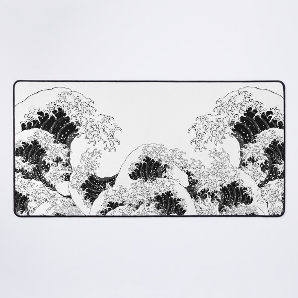 Item preview, Great Wave Black and White designed and sold by ind3finite.