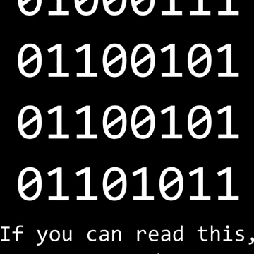 Artwork thumbnail, Funny Computer Binary Code Programmer, Developer Geek nerd geeky nerdy coder coding by Roxan58