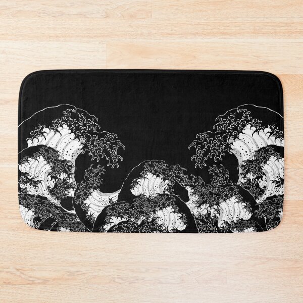 Item preview, Great Wave off Kanagawa Black and White designed and sold by ind3finite.