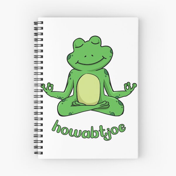 Item preview, Howabtjoe Meditating Frog Positivity Spiritual T-Shirt Sticker designed and sold by AstralRadiance.