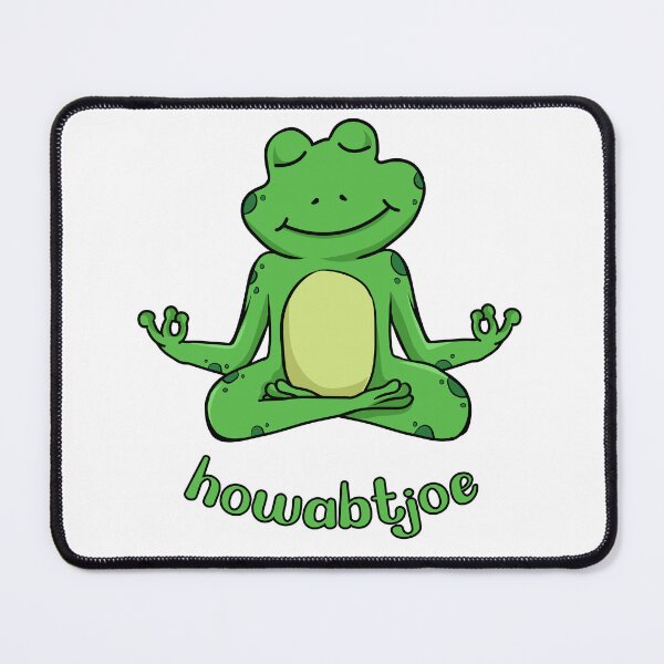 Item preview, Howabtjoe Meditating Frog Positivity Spiritual T-Shirt Sticker designed and sold by AstralRadiance.