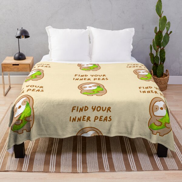 Item preview, Find Your Inner Peace Peas Sloth designed and sold by theslothinme.