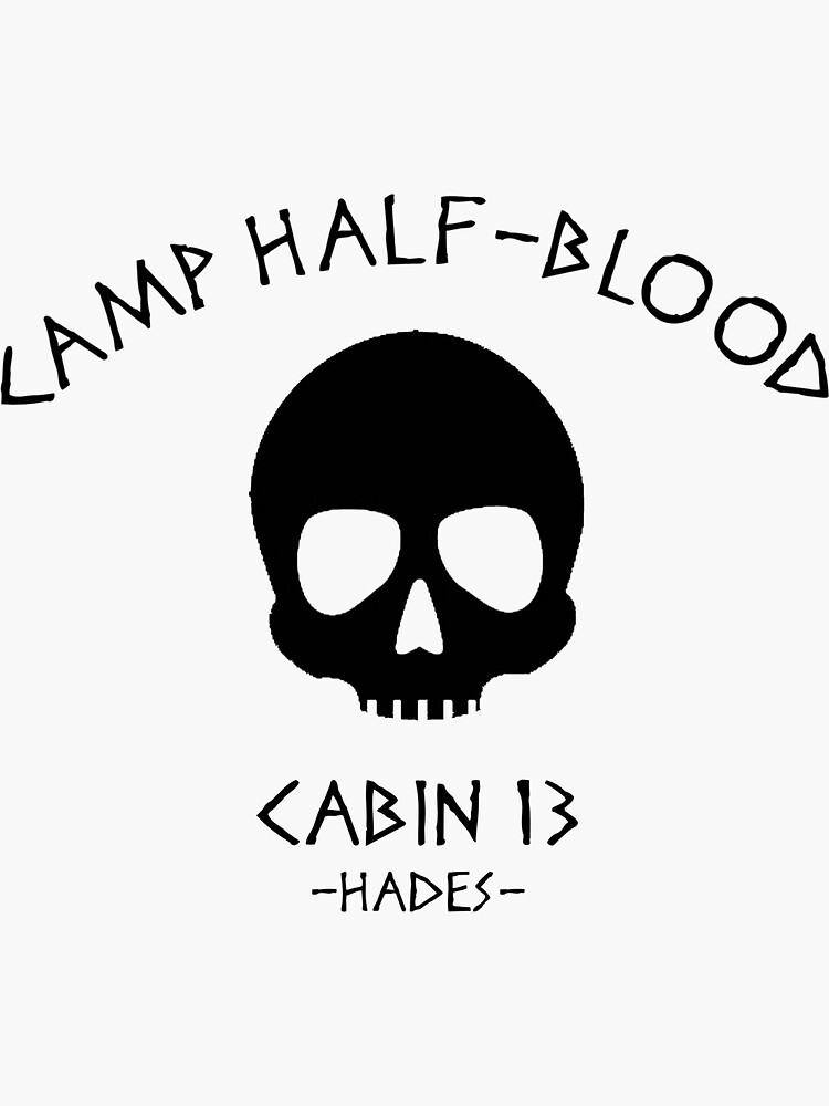 Camp Half-Blood Parent Cabin Sticker Set | Percy Jackson & the Olympians |  CHB | Rick Riordan | Greek Gods | Hero's of Olympus 