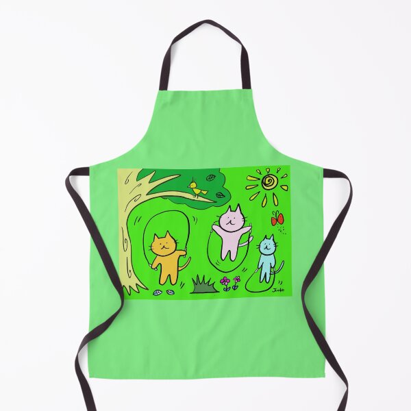 Item preview, Jumping Rope Cats designed and sold by WowByJunko.