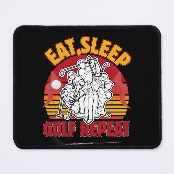 Item preview, Eat,Sleep,Golf Repeat Funny Golf Art For Golf Lovers designed and sold by Shuvra Gain.