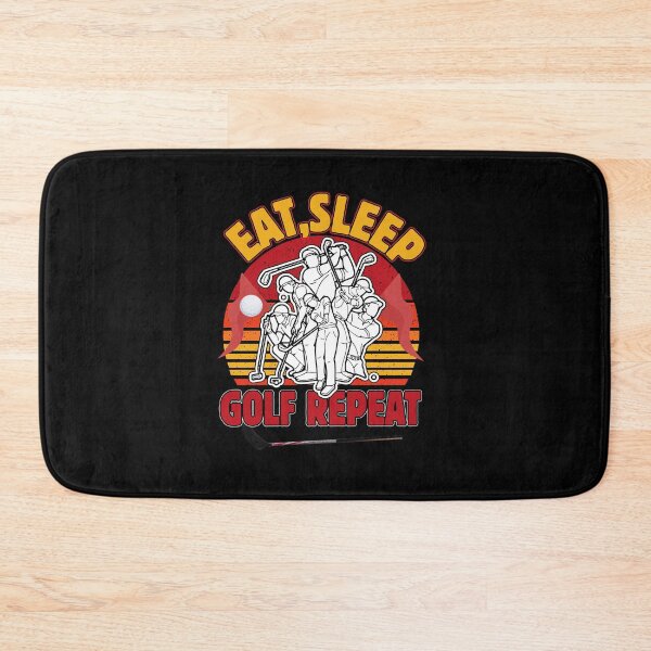 Item preview, Eat,Sleep,Golf Repeat Funny Golf Art For Golf Lovers designed and sold by Shuvra Gain.