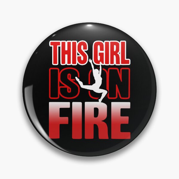 Item preview, Gymnastic This Girl Is On Fire designed and sold by UnknownArtistt.