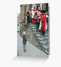 A Mutual Moment Of Surprise Greeting Card
