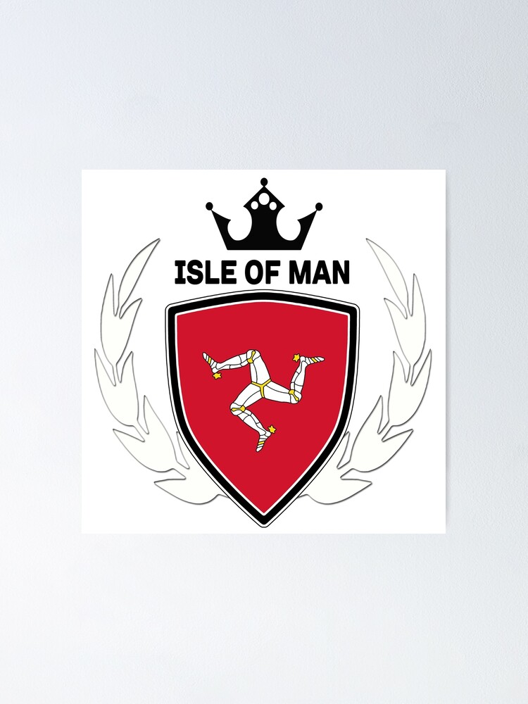 Download "Isle of Man Flag - Coat of Arms - England - Great Britain - UK - County" Poster by lemmy666 ...