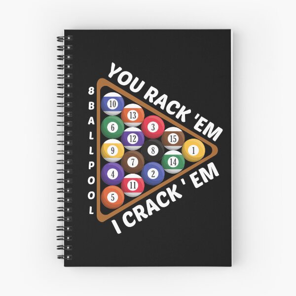 Artikelvorschau, You Rack 'Em I Crack 'Em - Lustiges Billard-Sprichwort entworfen und verkauft von shopaminute.