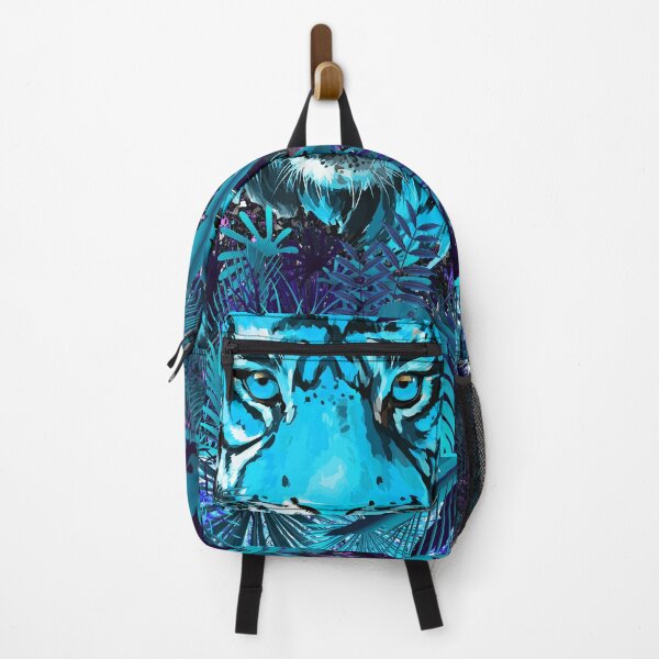 Item preview, Blue Vintage Tiger - Retro Tiger Jungle designed and sold by BigWildKiwi.