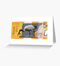 Ibis Fifty Bucks Greeting Card