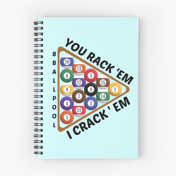 Artikelvorschau, You Rack 'Em I Crack 'Em - Lustiges Billard-Sprichwort entworfen und verkauft von shopaminute.