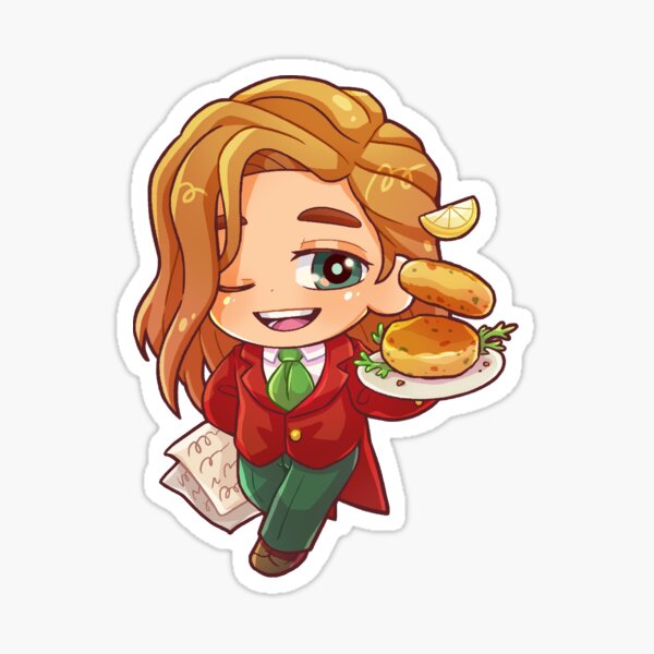 "Elliott - Stardew Valley" Sticker for Sale by SleepingSalad | Redbubble