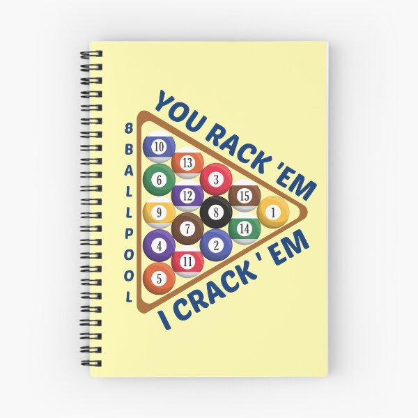 Artikelvorschau, You Rack 'Em I Crack 'Em - Lustiges Billard-Sprichwort entworfen und verkauft von shopaminute.