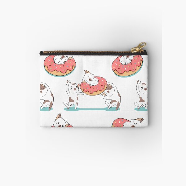 Item preview, Sprinkle Donut Party Time Cat Kawaii Pattern designed and sold by TheWildFlix.